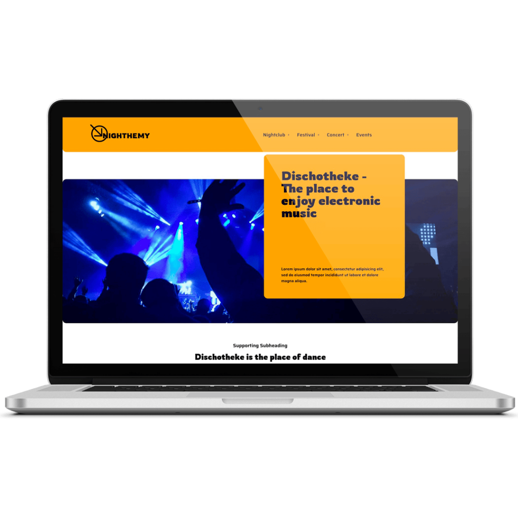 Nighthemy - Tema de WordPress para festivales, discotecas y salas de conciertos